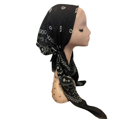 Pre-tied Paisley New Bandana Headscarf by Itsyounique