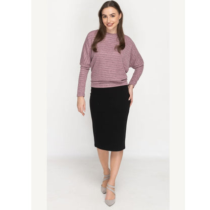 Monkey Dolman Top Pink Sweater