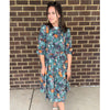 Arwen Tiered Dress Green