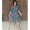 Arwen Tiered Dress Green