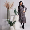 Grey Original Peasent Dress