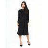 Swing Floral Dress Black by DF