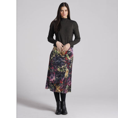 Olive Heather Mockneck Sweater