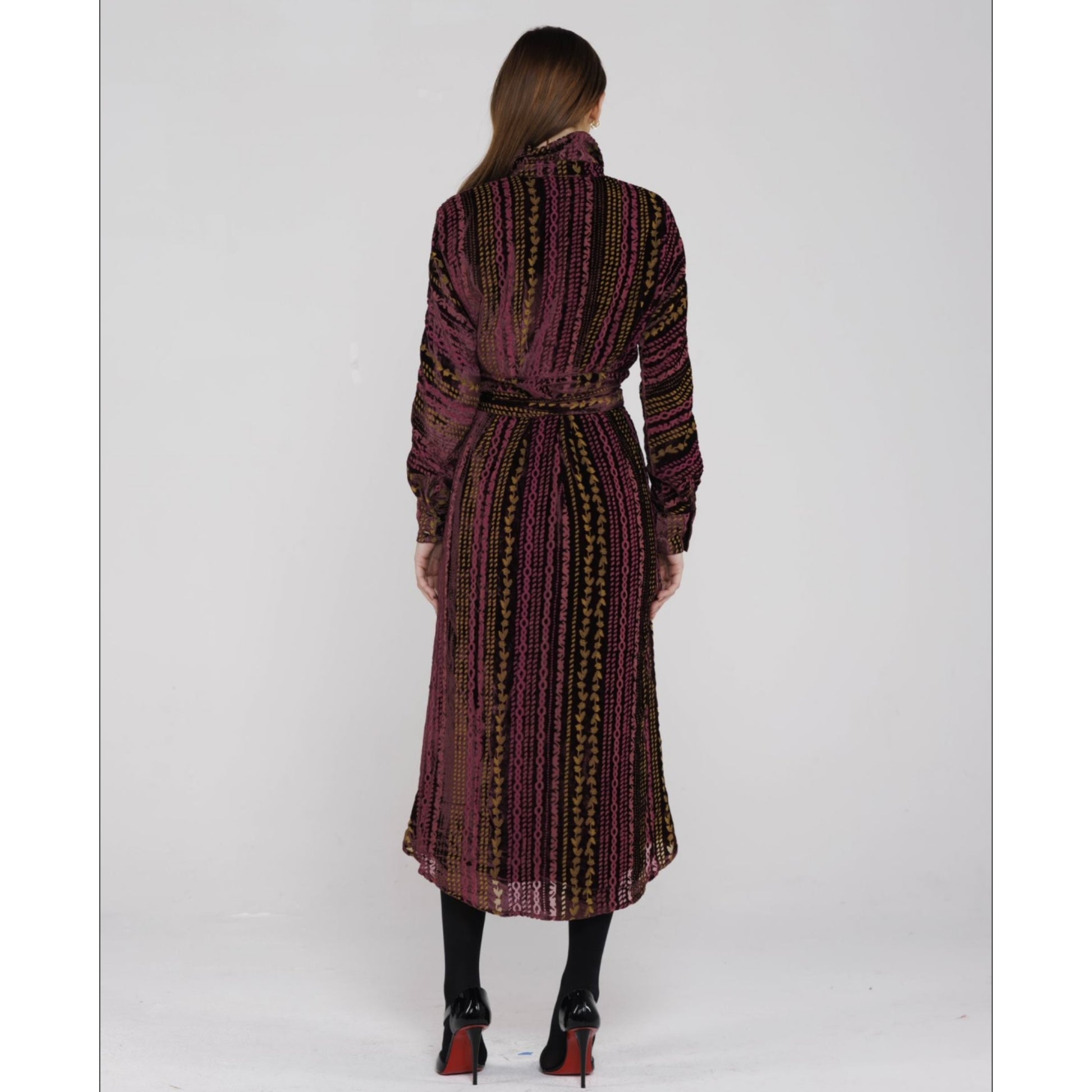 Druselle Ruched Drape Dress - The Mimi Boutique