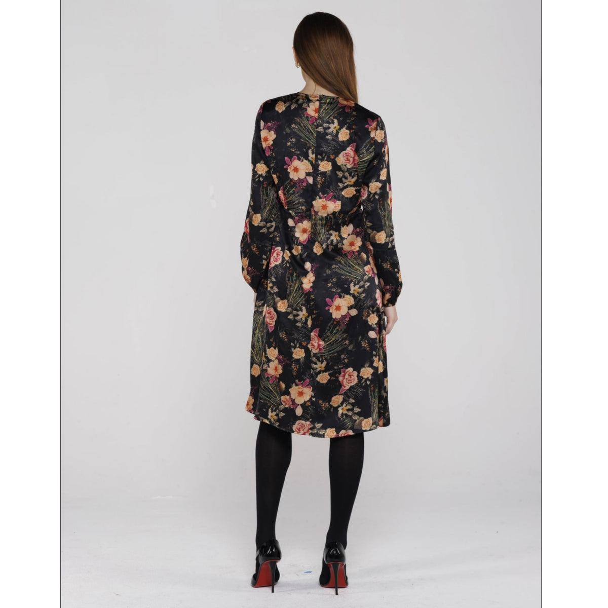 Natalie Floral Puff Sleeve Dress