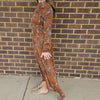 Rust Floral Dress