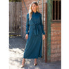 Tie Blouse Dark Teal Adina LV