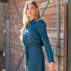 Tie Blouse Dark Teal Adina LV