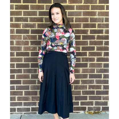 Box Pleated Skirt - The Mimi Boutique
