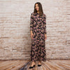 Lisa Maxi Ruffle Dress Paisley