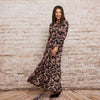 Lisa Maxi Ruffle Dress Paisley