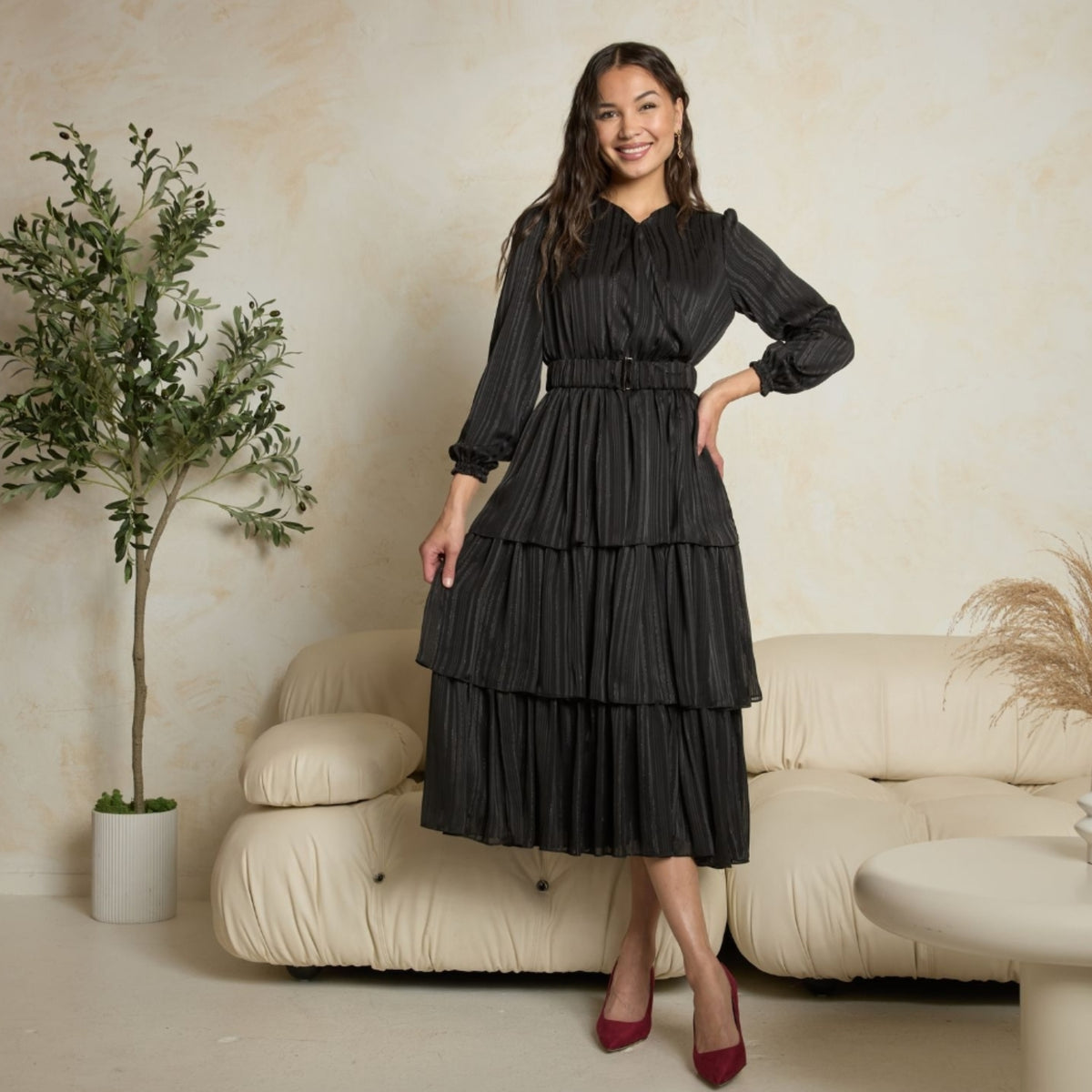 Charlene Dress Black