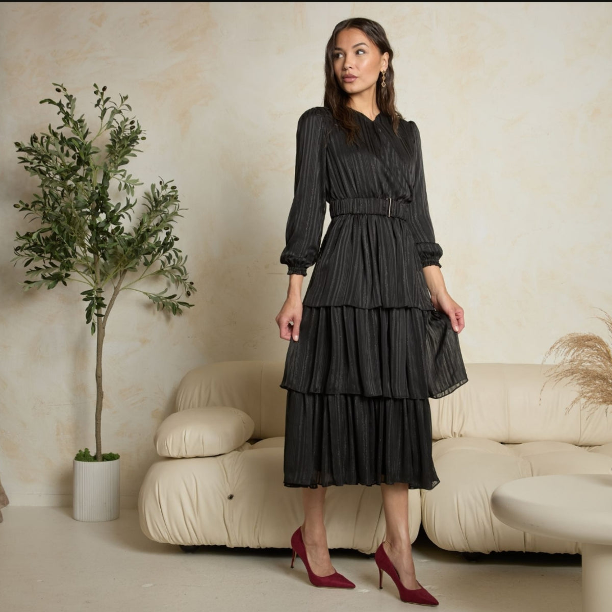 Charlene Dress Black