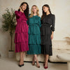 Charlene Dress Fuschia Pink