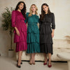Charlene Dress Fuschia Pink