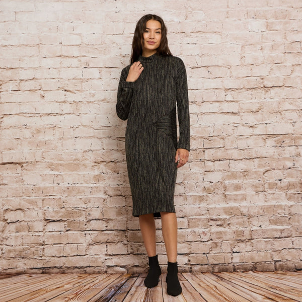Renn Dress Black/Taupe – The Mimi Boutique