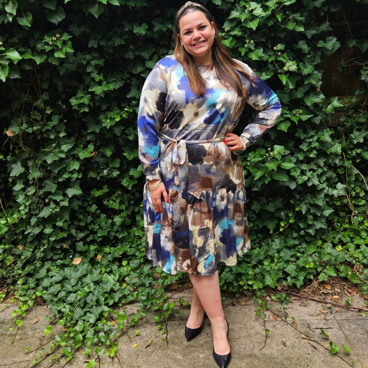 The Motif Dress Watercolor