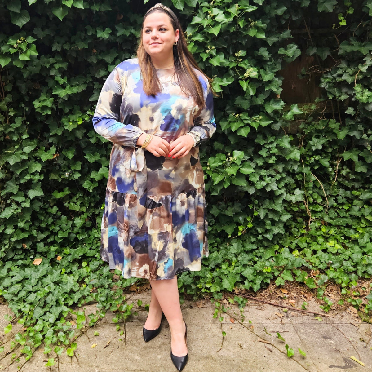 The Motif Dress Watercolor