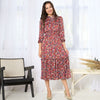 Maui Brown Floral Dress