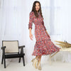 Maui Brown Floral Dress