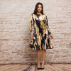 Sharon Dress Burnout Abstract