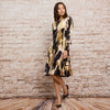 Sharon Dress Burnout Abstract