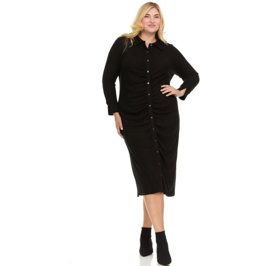 Plus Miriam Black Dress - The Mimi Boutique