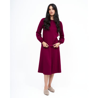 Puff Sleeve Set Berry Sold Separately DF