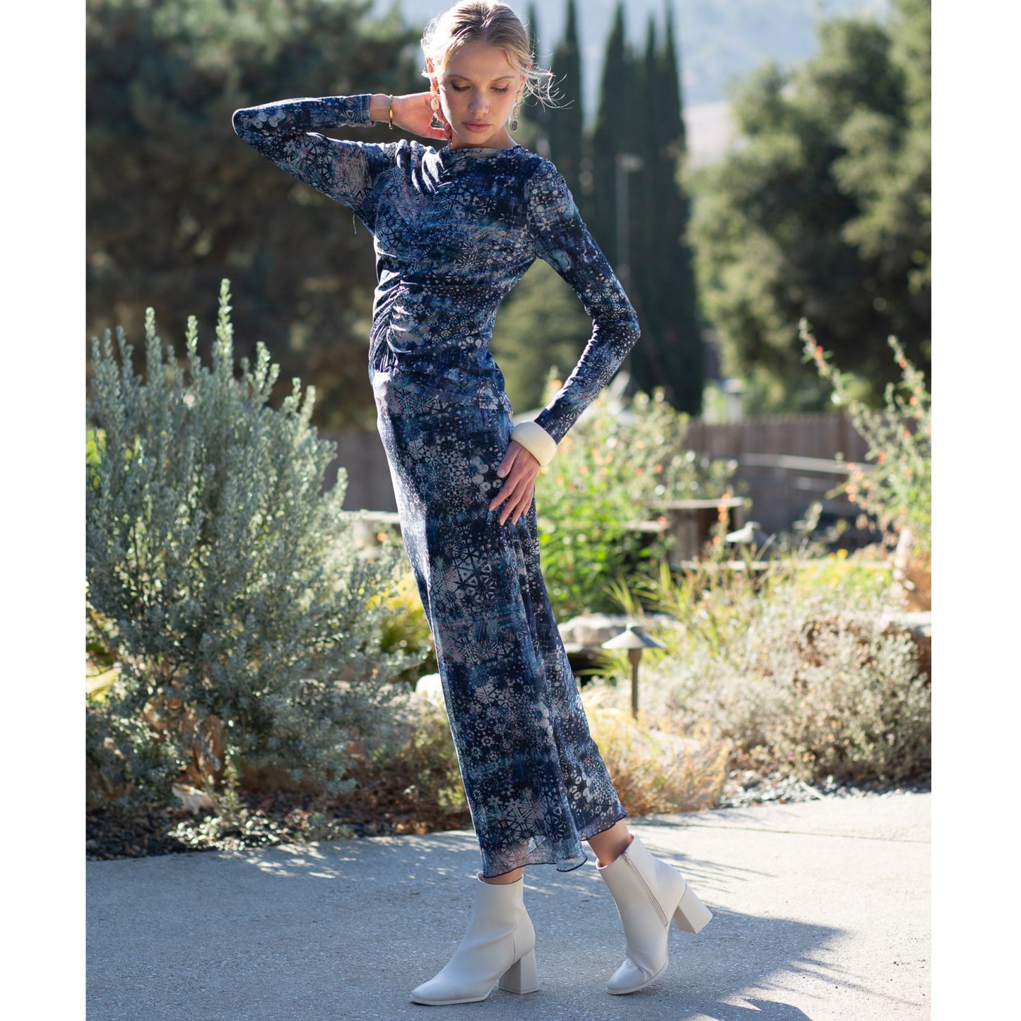 Mesh Maxi Skirt Kaleidoscope Adina LV