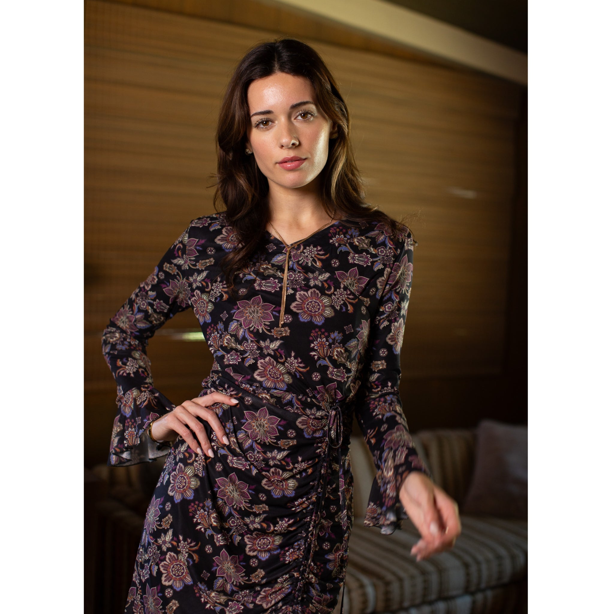 Valerie Dress Fall Foliage Adina LV Valerie Dress Fall Foliage Adina LV
