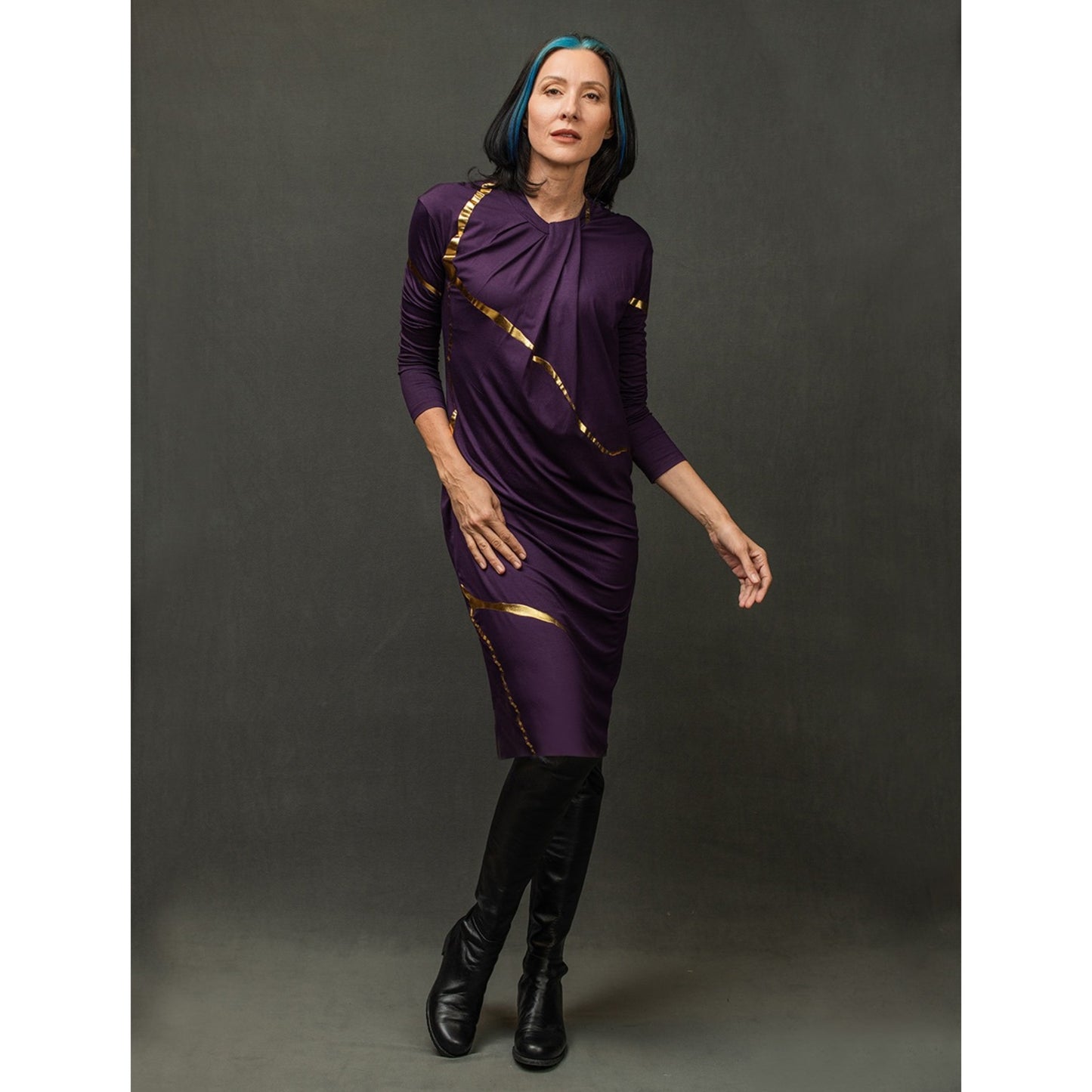 Aimi Dress Plum