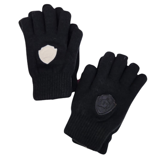 Velvet Emblem Gloves - The Mimi Boutique