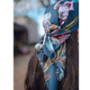 Exotic Floral Tichel Nicsessories With Nonslip Velvet