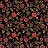Fall Floral Tichel Nicsessories With Nonslip Velvet