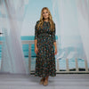 Sky Navy Floral Teen Dress