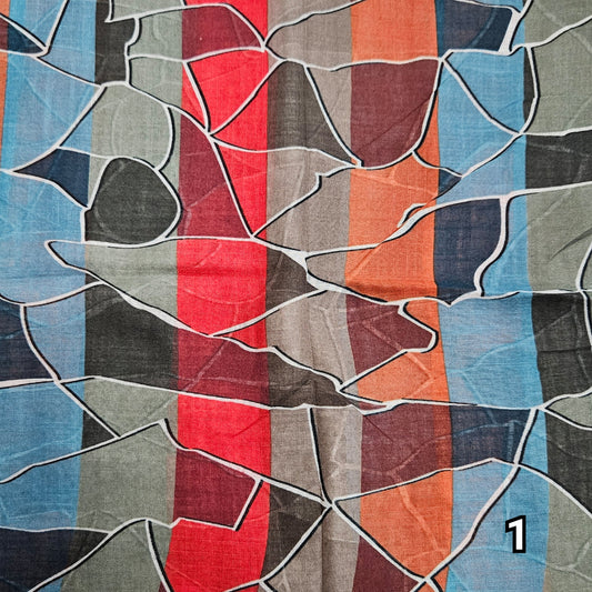 Mosaic Print Headscarf SG - The Mimi Boutique