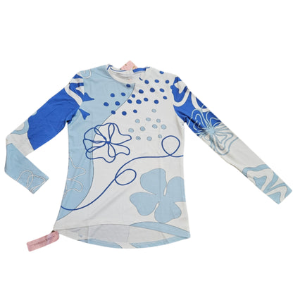 Printed Classic Tee Blue Abstract