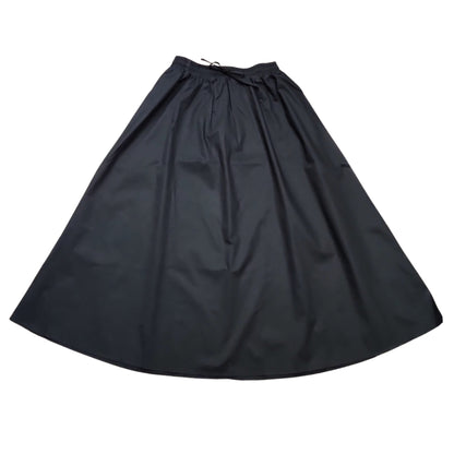 Cotton Maxi Skirt Black - The Mimi Boutique