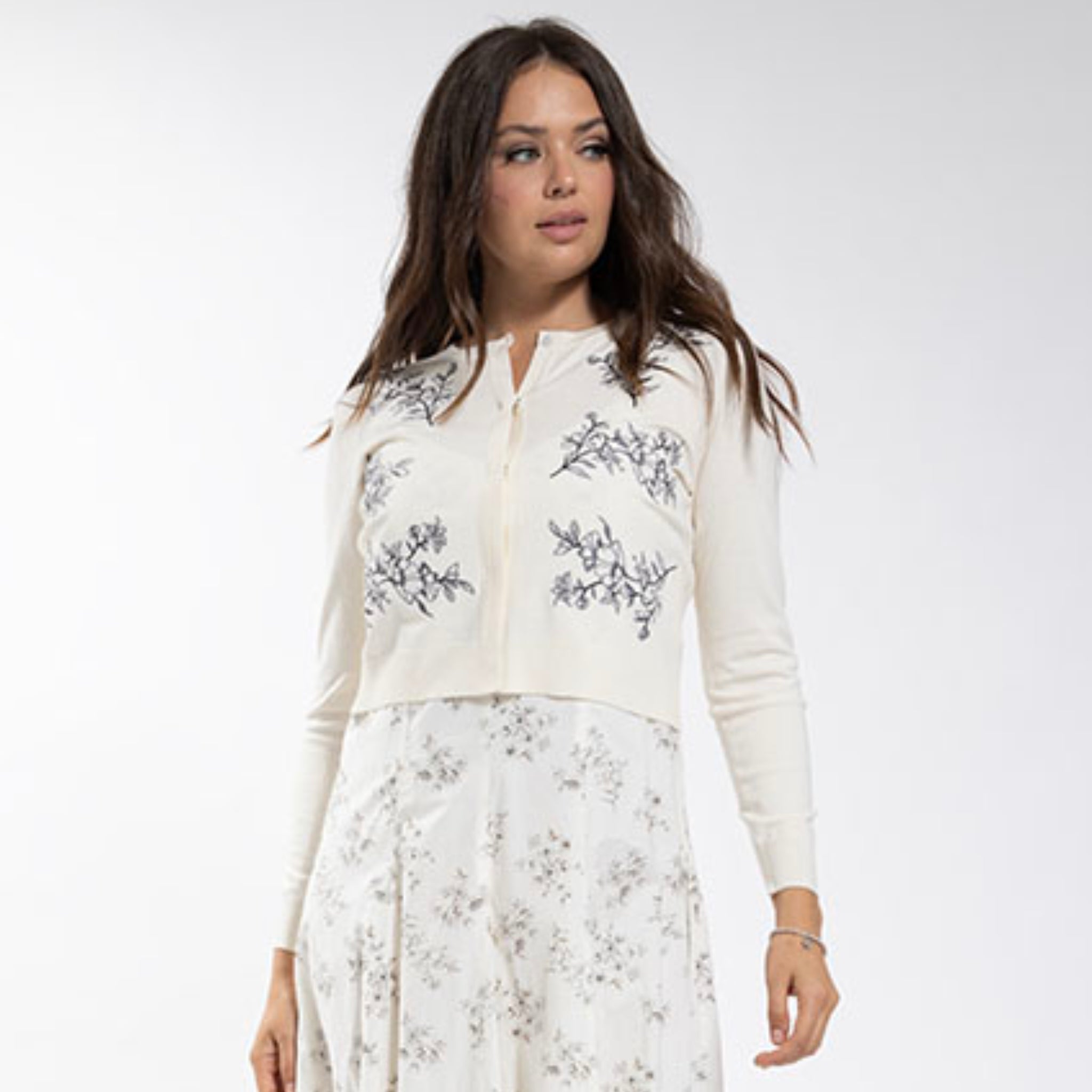 Floral Embroidered Cardigan – The Mimi Boutique