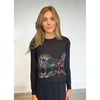 Midnight Floral Square Top