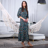 Jasmine Maxi Dress Navy Floral