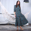 Jasmine Maxi Dress Navy Floral