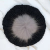 Black Cableknit Pom Beret by Valeri