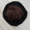 Black Cableknit Pom Beret by Valeri