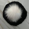 Black Cableknit Pom Beret by Valeri