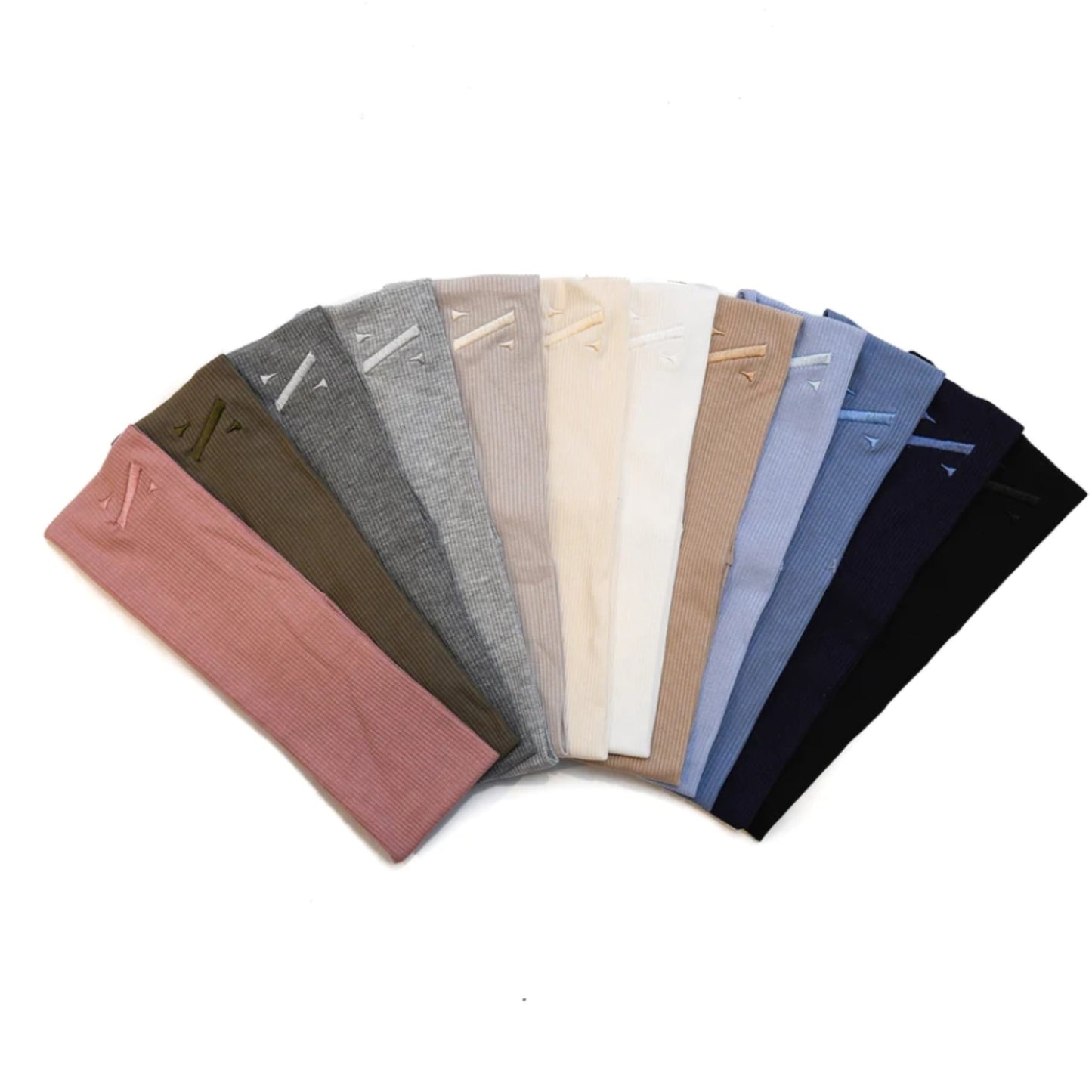 Ribbed Butter Soft Flat Headbands Nicsessories