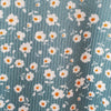 Sage Floral Ribbed Aline Dress Teen