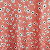 Coral Floral Ribbed Aline Dress Teen