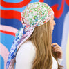 Ombre Floral Tichel by Nicsessories