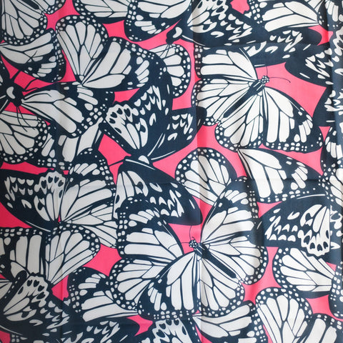 Red Butterfly Tichel by Nicsessories